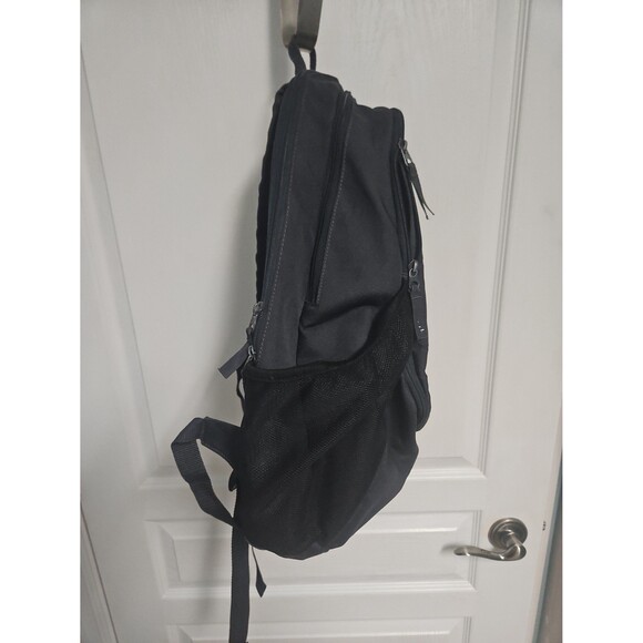 Adidas retro logo 3 Stripe Backpack in Navy - Picture 4 of 12